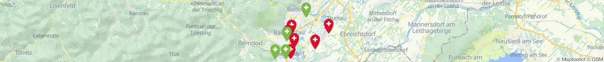 Map view for Pharmacies emergency services nearby Teesdorf (Baden, Niederösterreich)